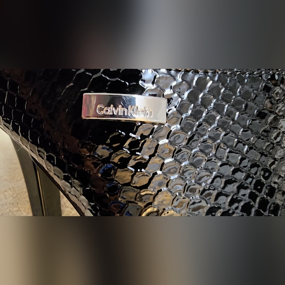 CALVIN KLEIN high Heels in color black,  US 8.5,  NEW - Picture 9 of 10